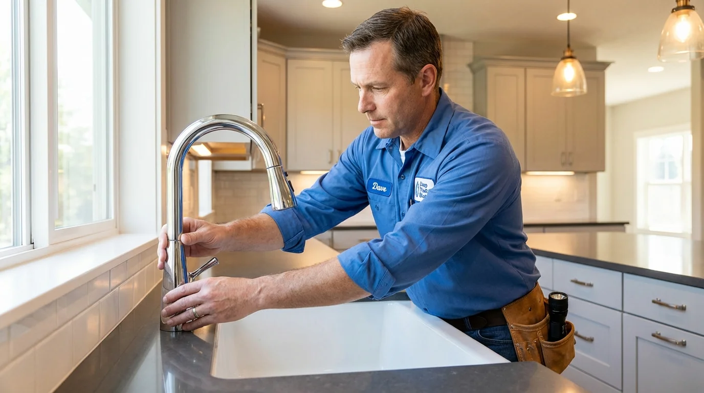 Kitchen faucet installation by Johns Plumbing LLC in Grant